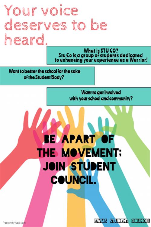 student council flyer 